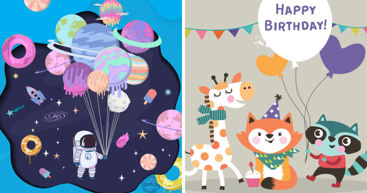 Top Birthday Drawings Stock Vectors, Illustrations & Clip Art - iStock