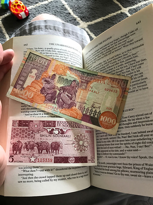Forgotten Somali Notes As Bookmarks