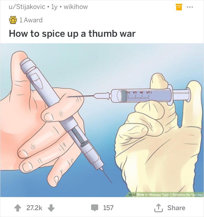 How To Spice Up A Thumb War