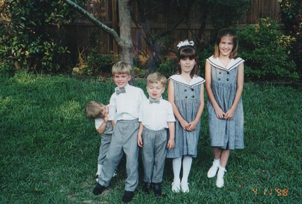 This Is A Photo Of My Siblings And I. Quinton Was A Biter