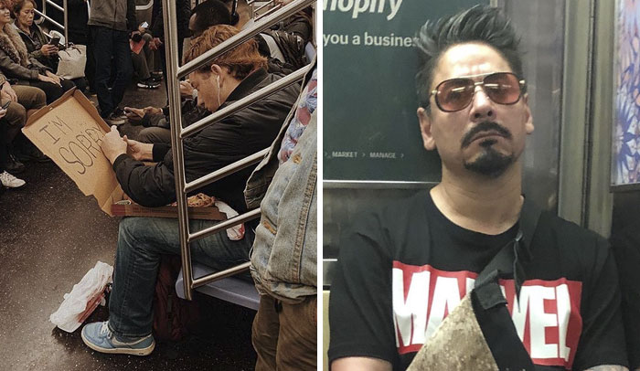 45 Funny And Strange Things Spotted On the Subway