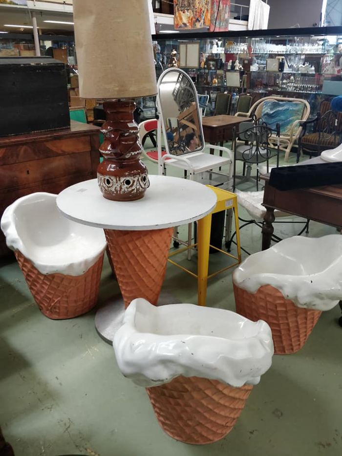 Ice Cream Chairs And Table Spotted Today... Such A Shame They Were Almost 400 Euros