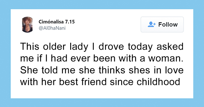 This 78-Year-Old Grandma’s Confession To Her Driver Went Viral On Twitter And Got Over 106,000 Likes