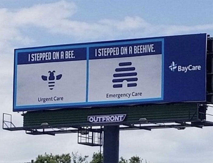 Hospital Informs People About The Difference Between Urgent And Emergency Care In Delightful Ads (4 Pics)