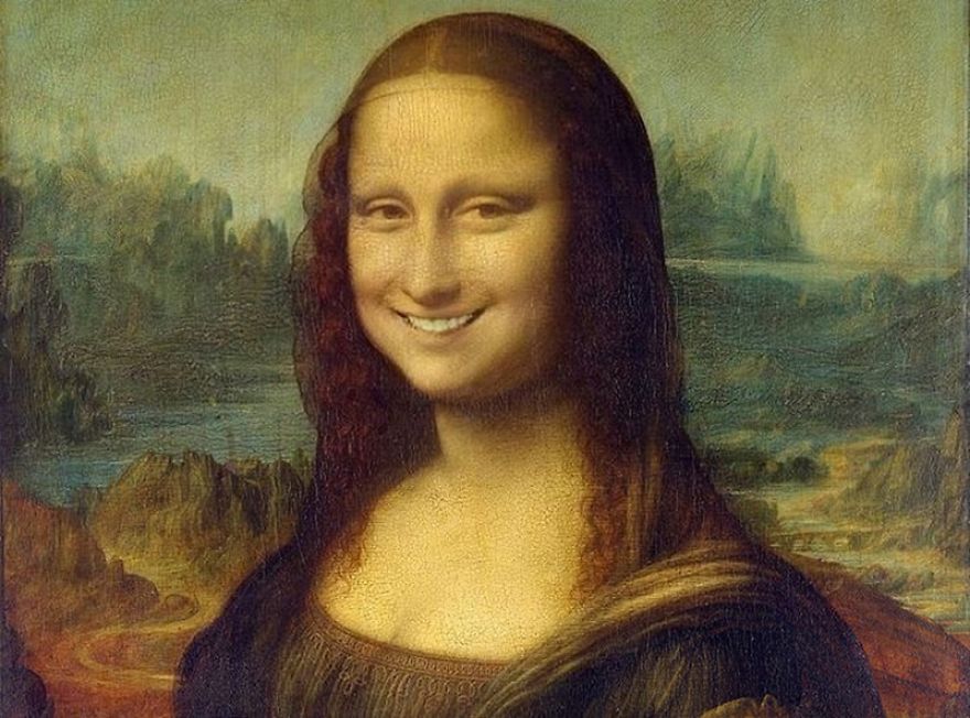 We Made Smiles To Famous Paintings