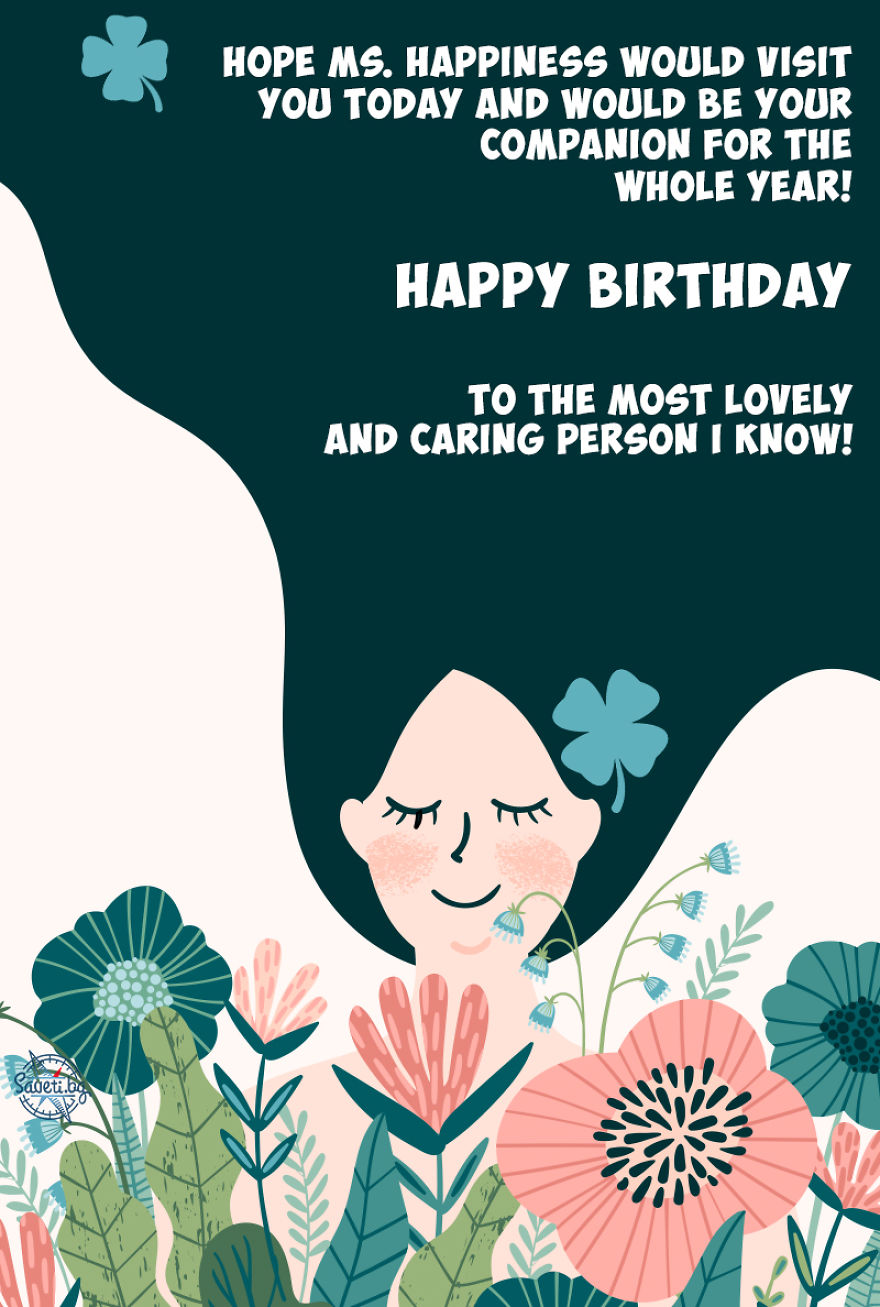 Birthday Card Ms. Happiness