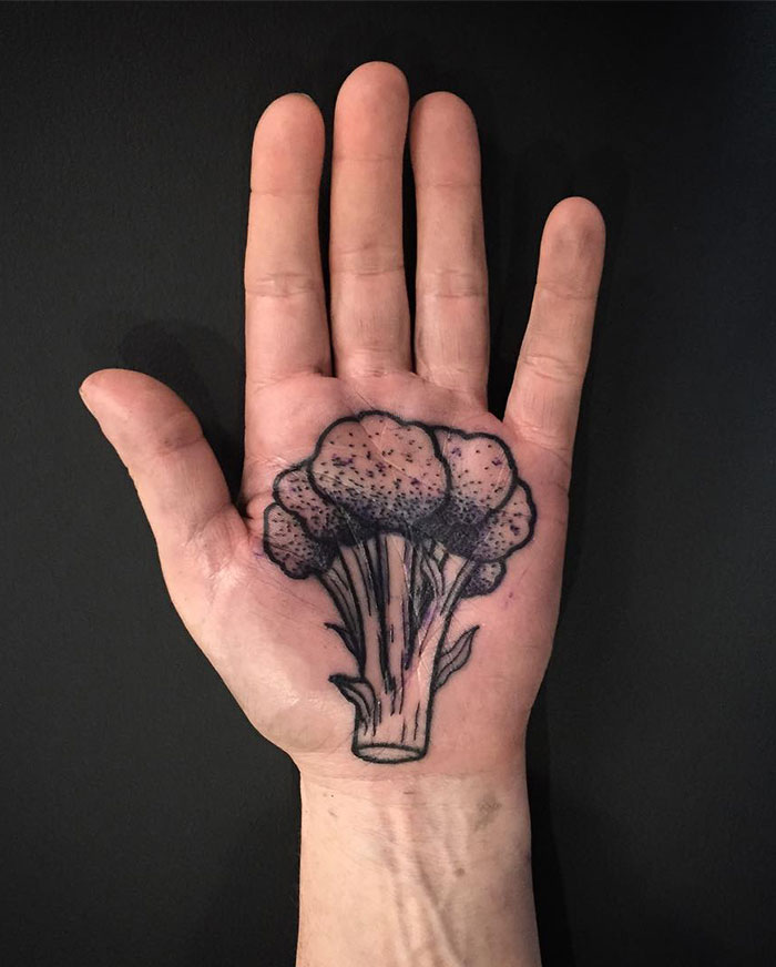 Broccoli Tattoo