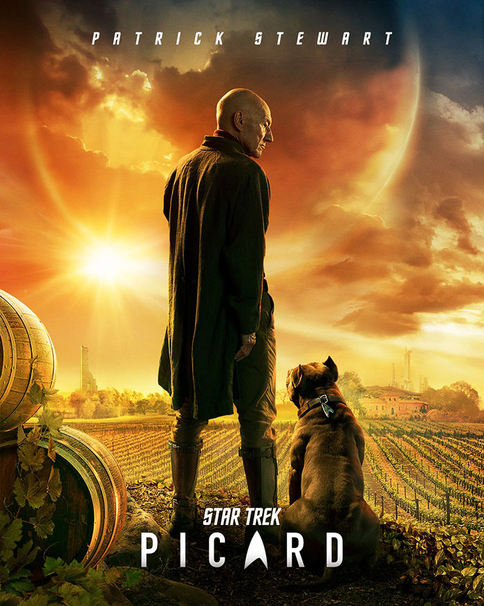 New 'Star Trek: Picard' Poster Features Sir Patrick Stewart And His Companion Dog