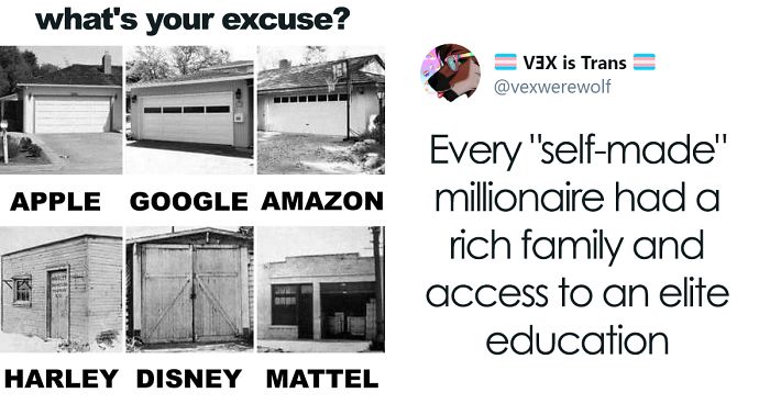 Someone Asks “What’s Your Excuse” With ‘Billionaire Beginnings’ Pic, Gets 15 ‘Real World’ Replies