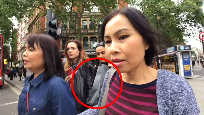 Tourist Gets Pickpocketed In London, Realises She Filmed The Female Gang Doing It