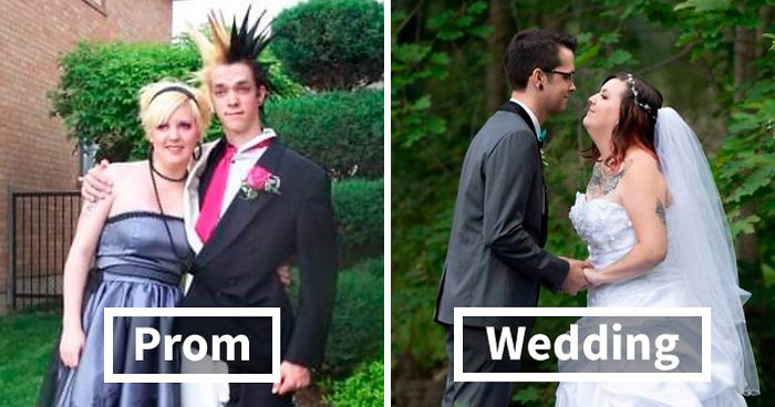 30 Times People Married Their Prom Dates And Shared The Before And After Pics
