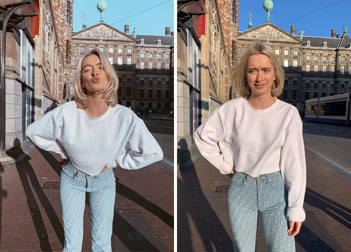 Influencer Exposes The Truth Behind Those ‘Perfect’ Instagram Photos With Her 30 Side-By-Side Pics