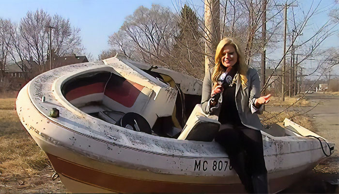 This Badass Journalist Is Solving Detroit’s Abandoned Boats Problem By Bringing Them Back To the Owners In A Captain’s Hat