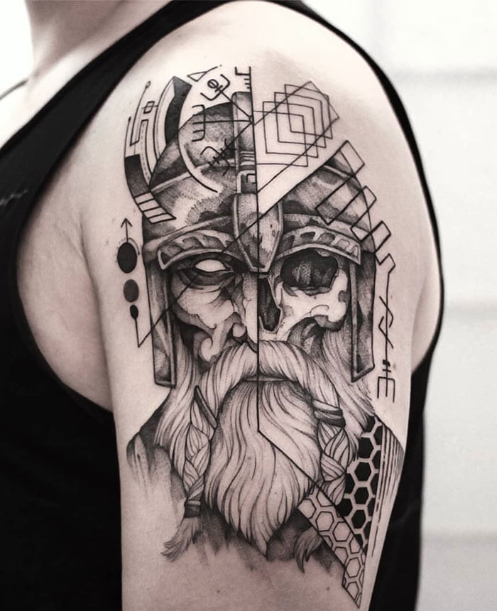 Nautical Viking Custom Tattoo Design by fallingSarah on DeviantArt