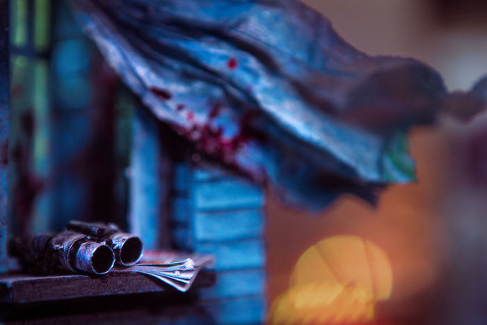 My 45 Pics Of A Miniature City From 'Salem's Lot' I Built As A Tribute To Stephen King