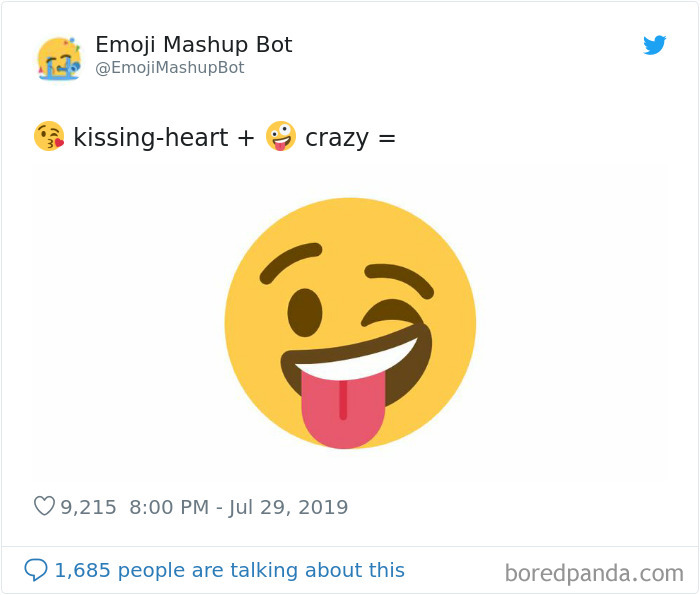 Emoji Mashup Bot 🫡 on X: 😗 kissing + 🤥 lying =