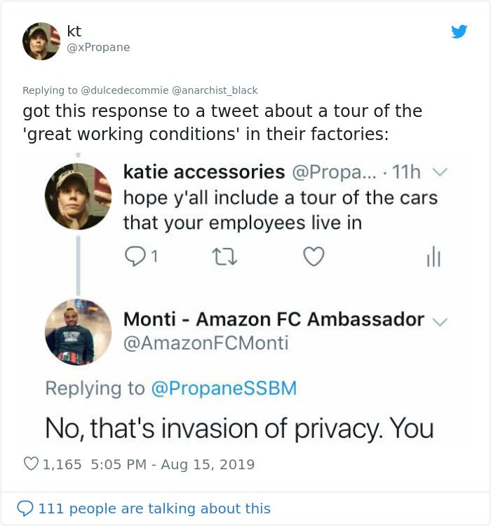Twitter Users Get Suspicious Over Many Tweets From Amazon Employees That Promote Their Working Conditions