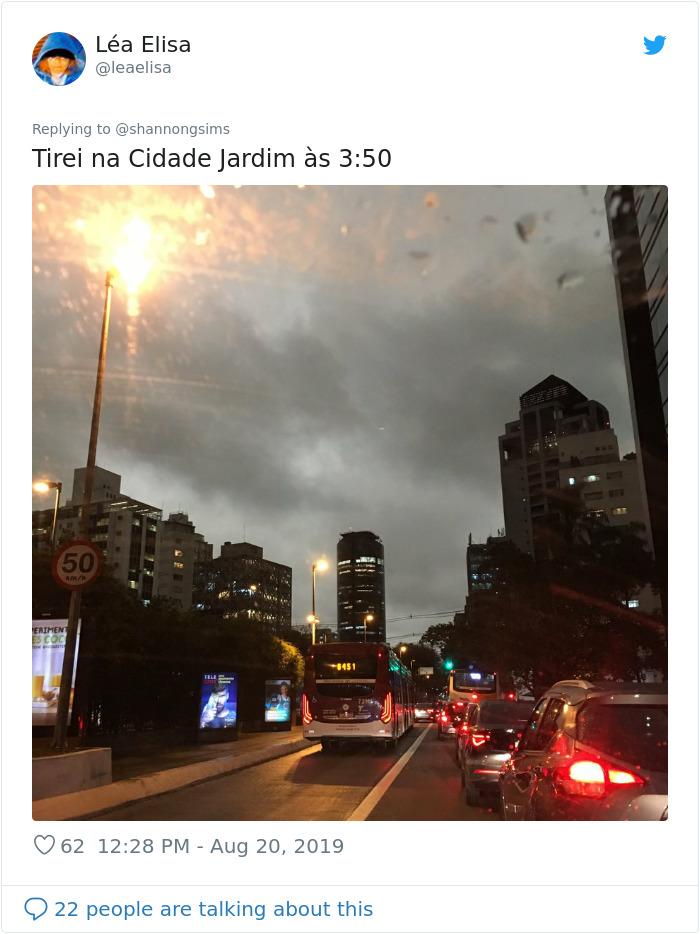 People Share Apocalyptic Photos Of Sao Paulo Which Went Pitch Black During Daytime From Amazon Fires