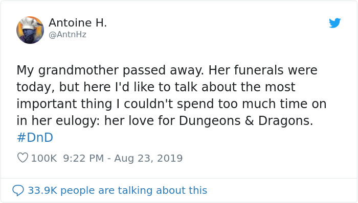 Man Shares An Unexpected Story Of How Dungeons And Dragons Game Got Him Closer To His Late Grandmother