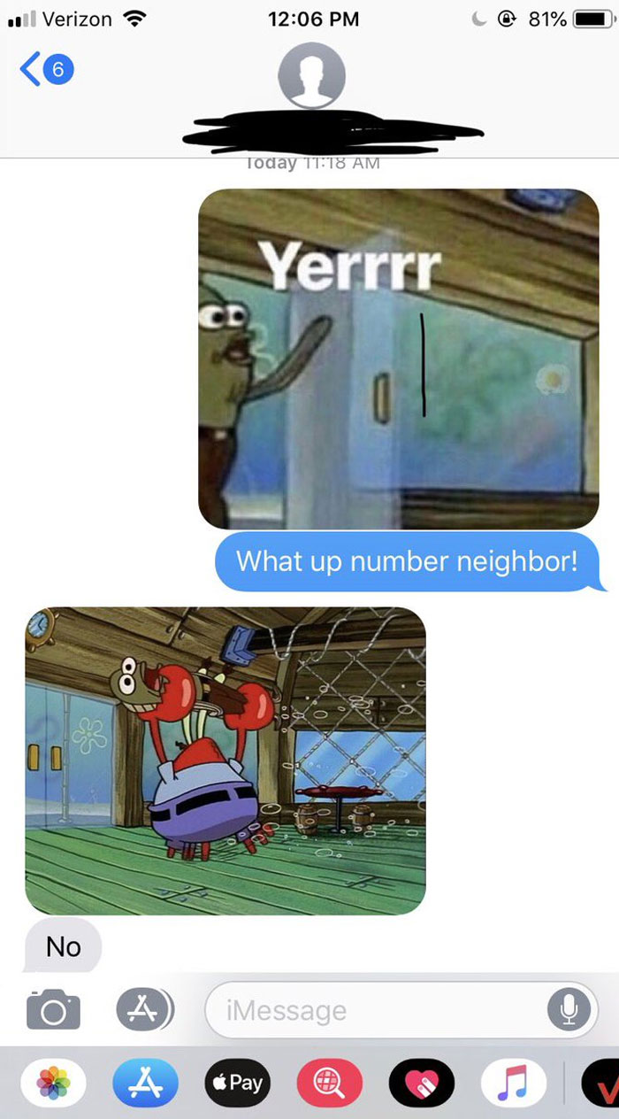Not Sure How To Feel About My Number Neighbor...