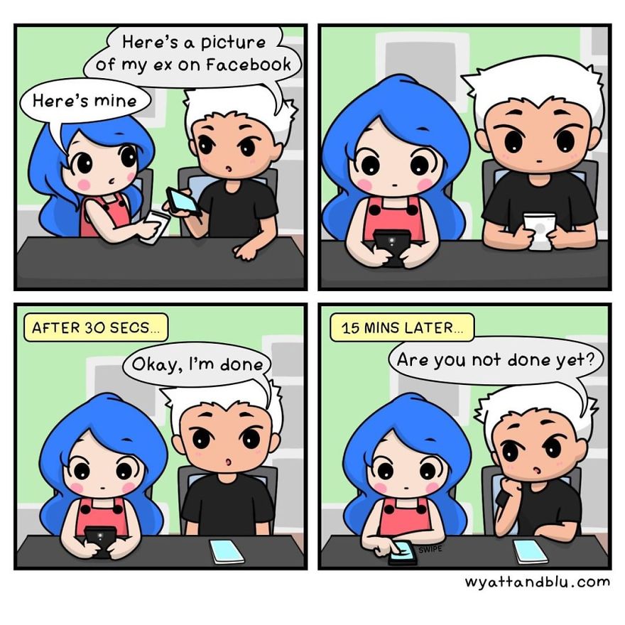 30 Cute & Funny Comics About Relationships And Daily Life