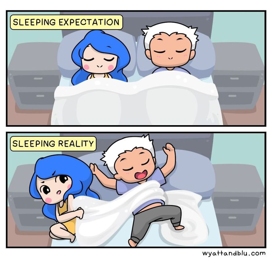 30 Cute & Funny Comics About Relationships And Daily Life