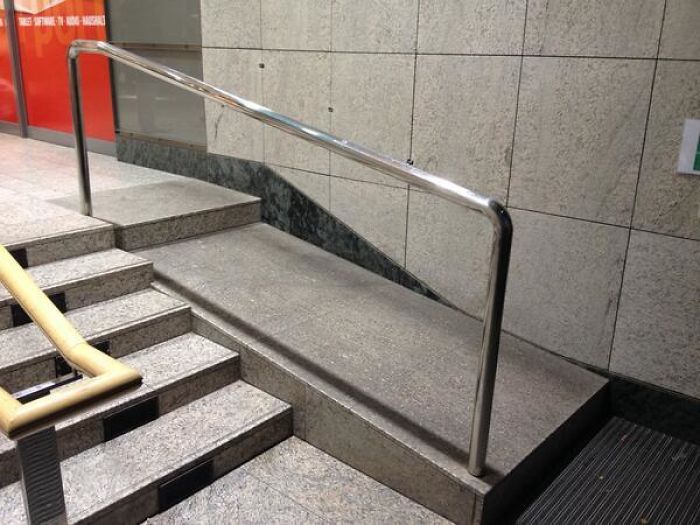Hats Off To The Genius Who Installed This Disabled Access Ramp