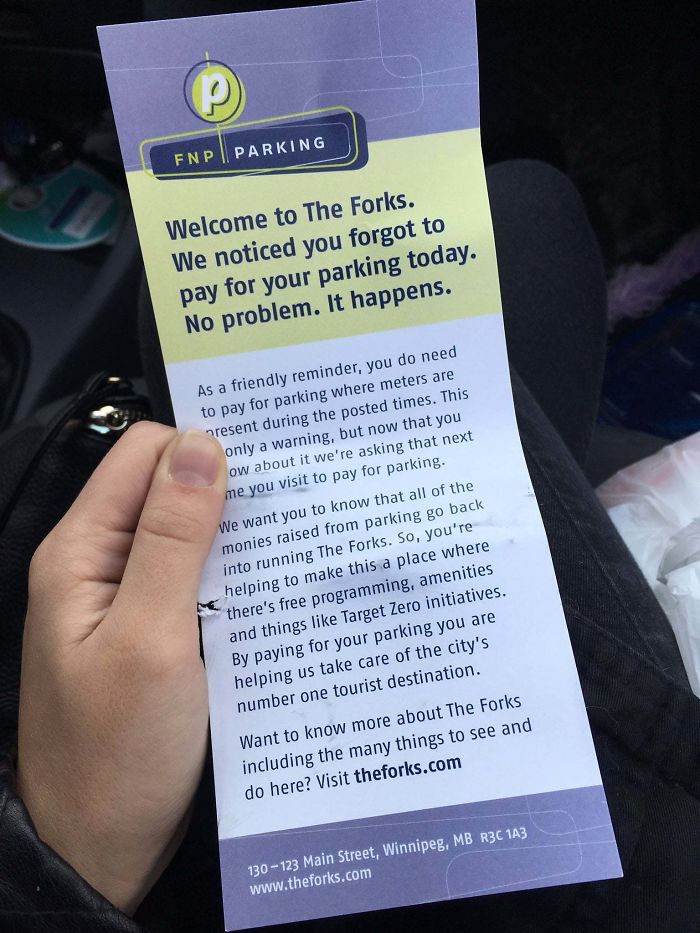 Canadian Parking Ticket