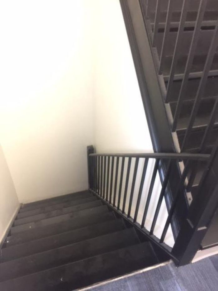 In Case Of Fire Use Stairs, They Said. Do Not Use Elevators, They Said