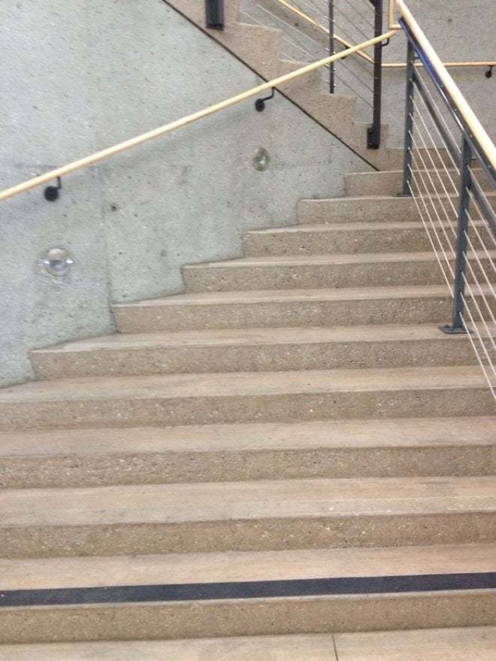 Stairs Leading To Nowhere At My School