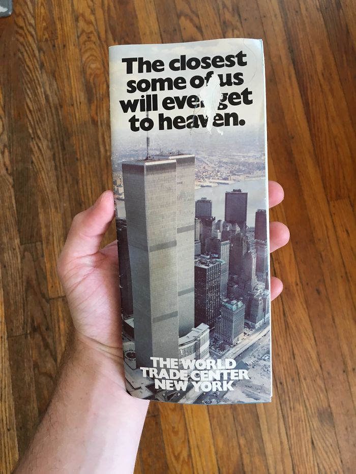 Found A Travel Brochure From The World Trade Center While Cleaning Out My House