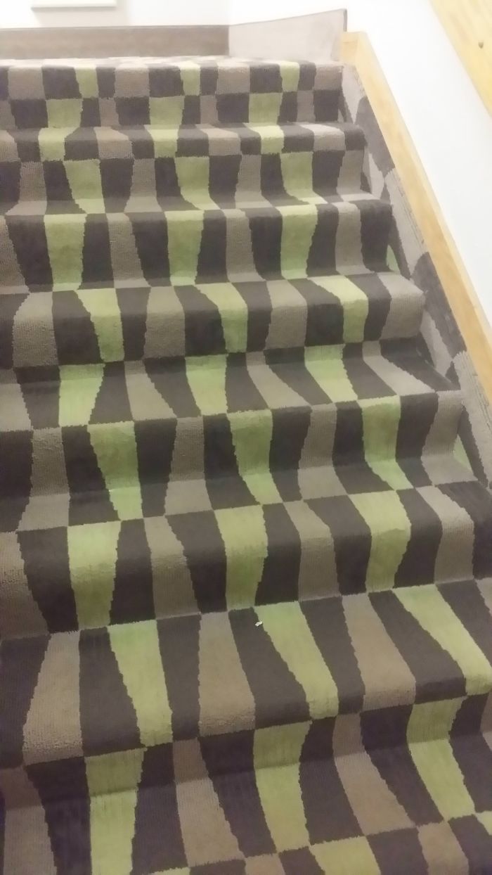 The Carpeting On These Stairs