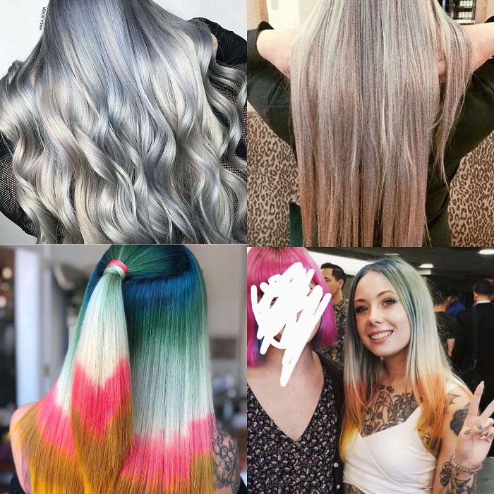 Since Tattoos Are Being Shared, Let's Talk About Colored Hair. Hair Account vs. Others Accounts (0 And 2 Days After Dying)