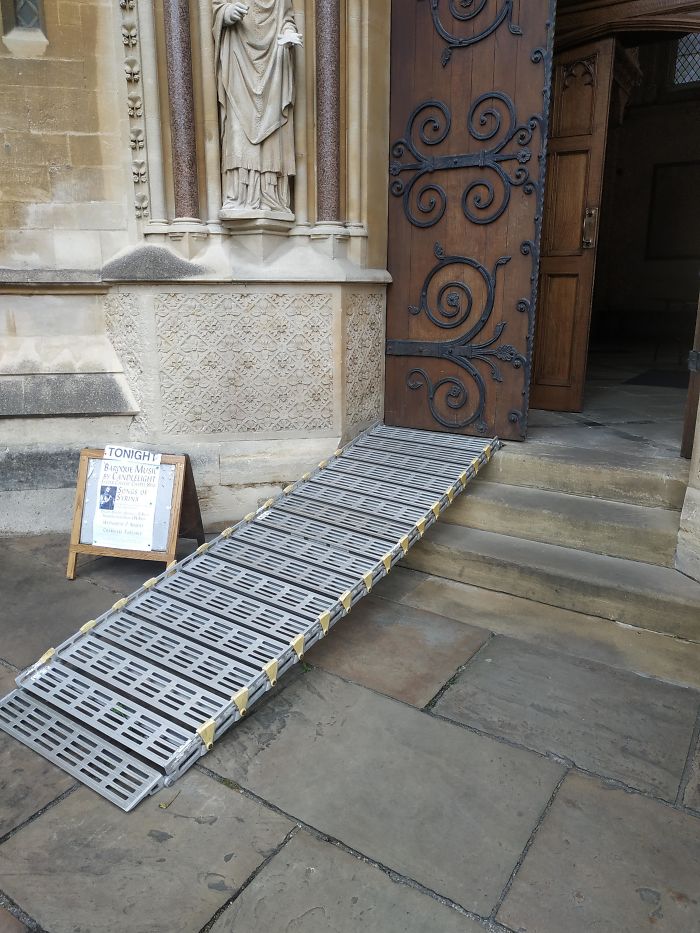 Yes, A Disabled Access And... Oh Crap... (Exceter College, Oxford, England)