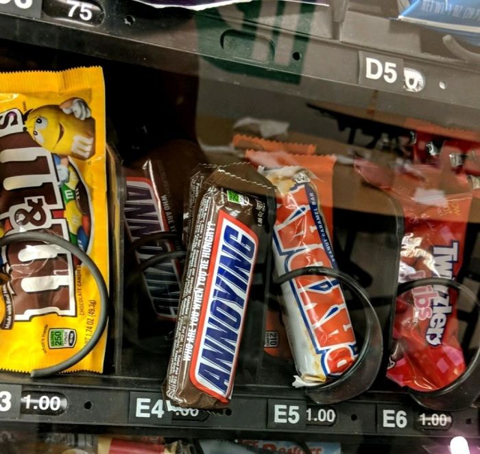 The Irony Of This Snickers Bar