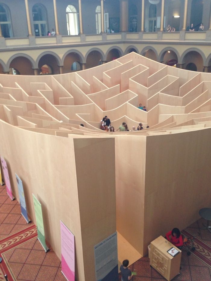 The Big Maze At The National Building Museum In DC