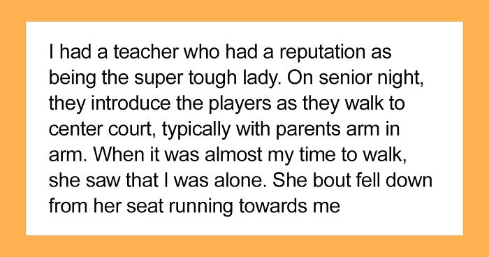 Guy Shares Wholesome Stories About His ‘Mean’ High School Teacher And 23k People Love It