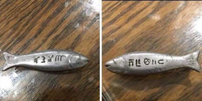 What Is This Fish With Strange Writing?