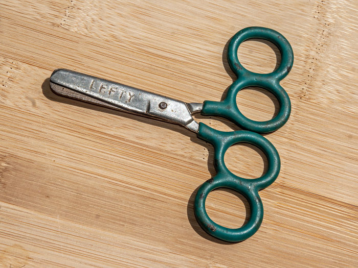4in By 4in Scissors. Uncomfortable To Hold, In Either Hand, Two Or Four Fingers. What Is This Thing?