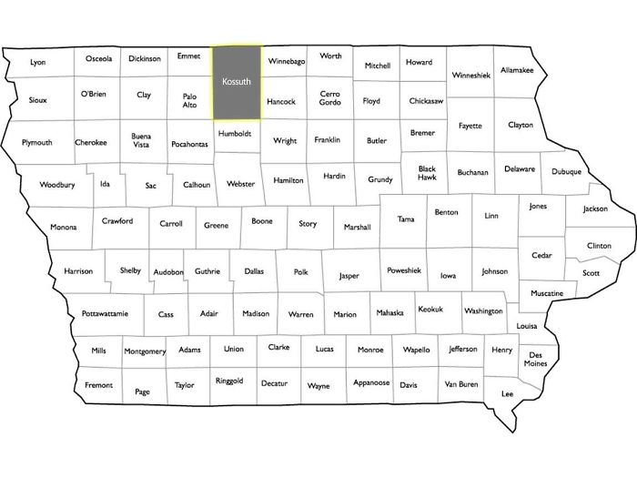 Iowa Has 99 Counties. It Could Have An Even 100 If Not For This Monstrosity