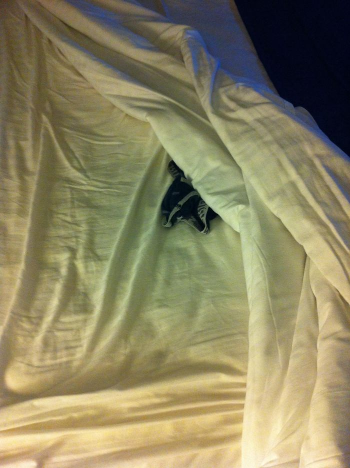 Apparently The Sheets In My Hotel Room Weren't Changed