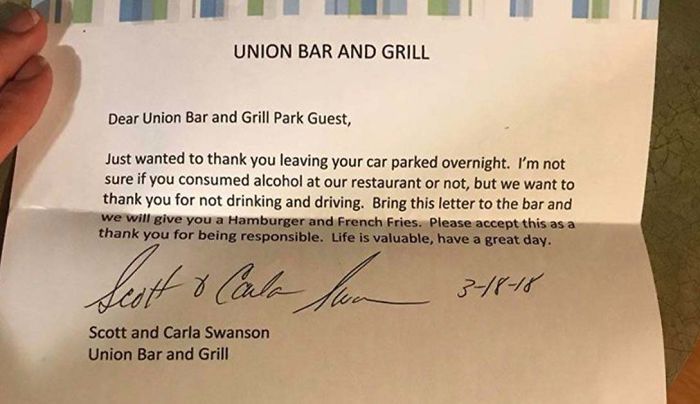 Bar In Nebraska Doing It Right