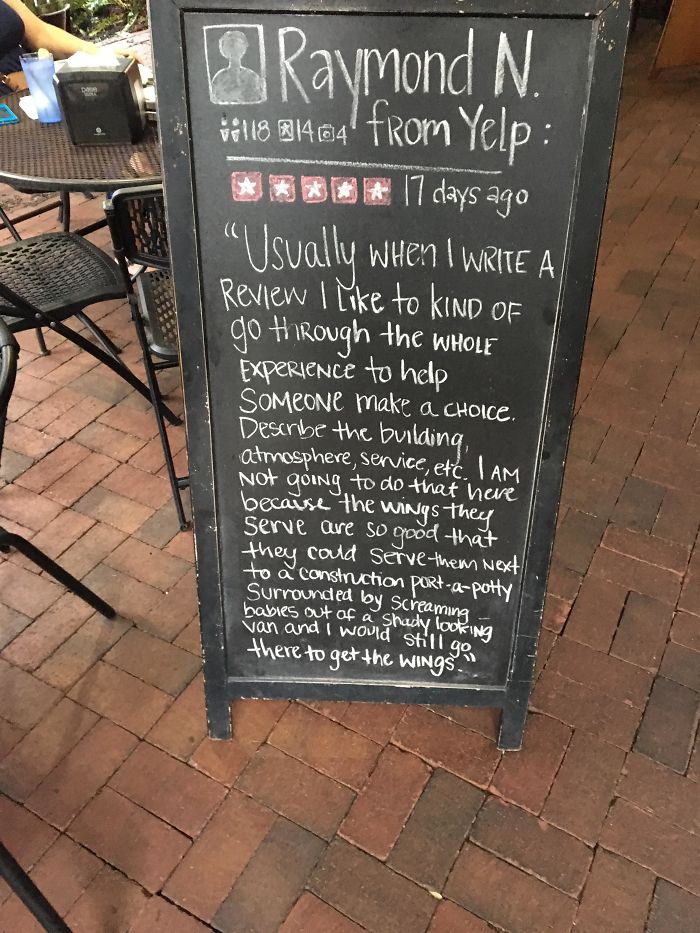 This Sign At A Restaurant