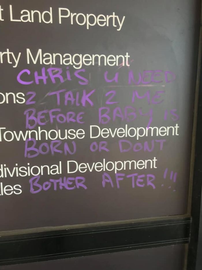 Pregnant Woman Is Painting Graffiti All Over This Australian Town, Trying To Reach The Father