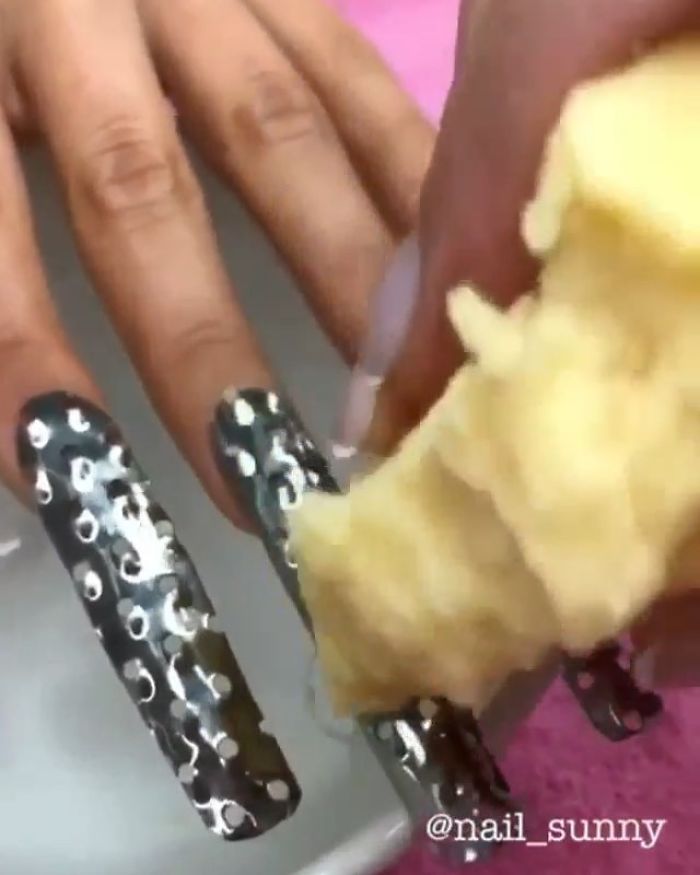 Cheese Grater Nails