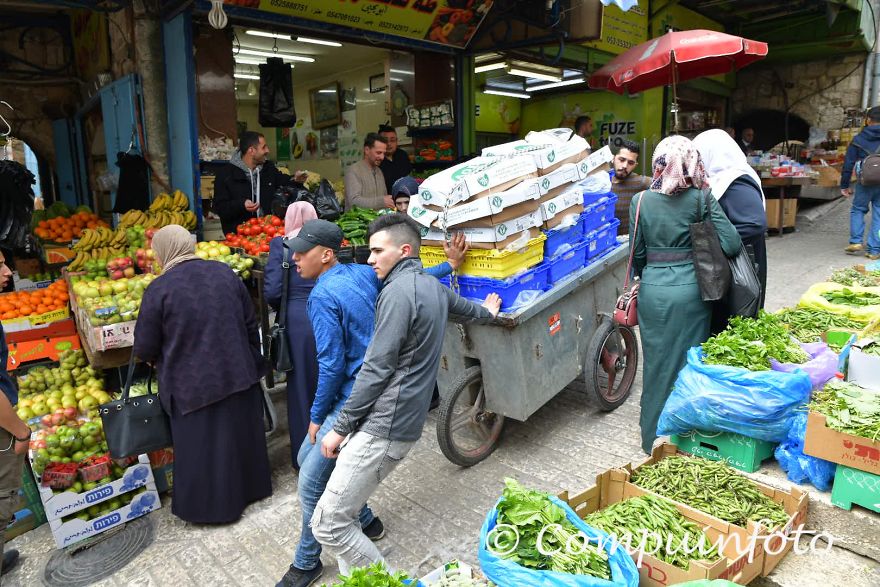 Market In The Old City Of Jerusalem