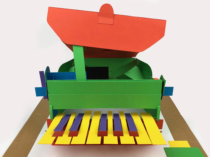 I’ve Made A Working Nintendo Labo Piano That Folds In Like A Pop-Up Book