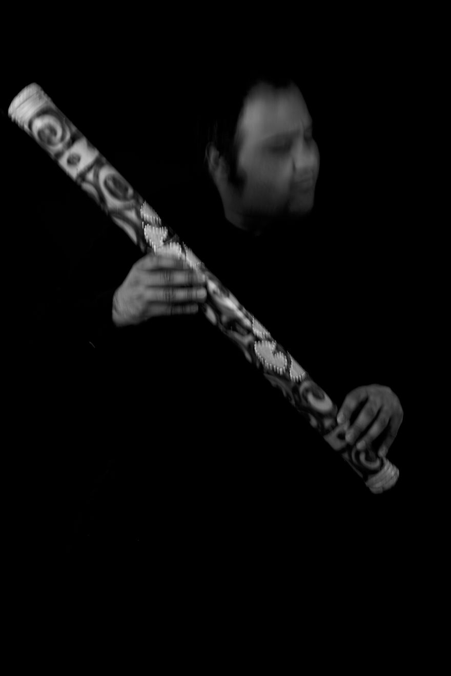 I Photographed A Series Of Studio Self-Portrait With Iranian Tradition Instruments