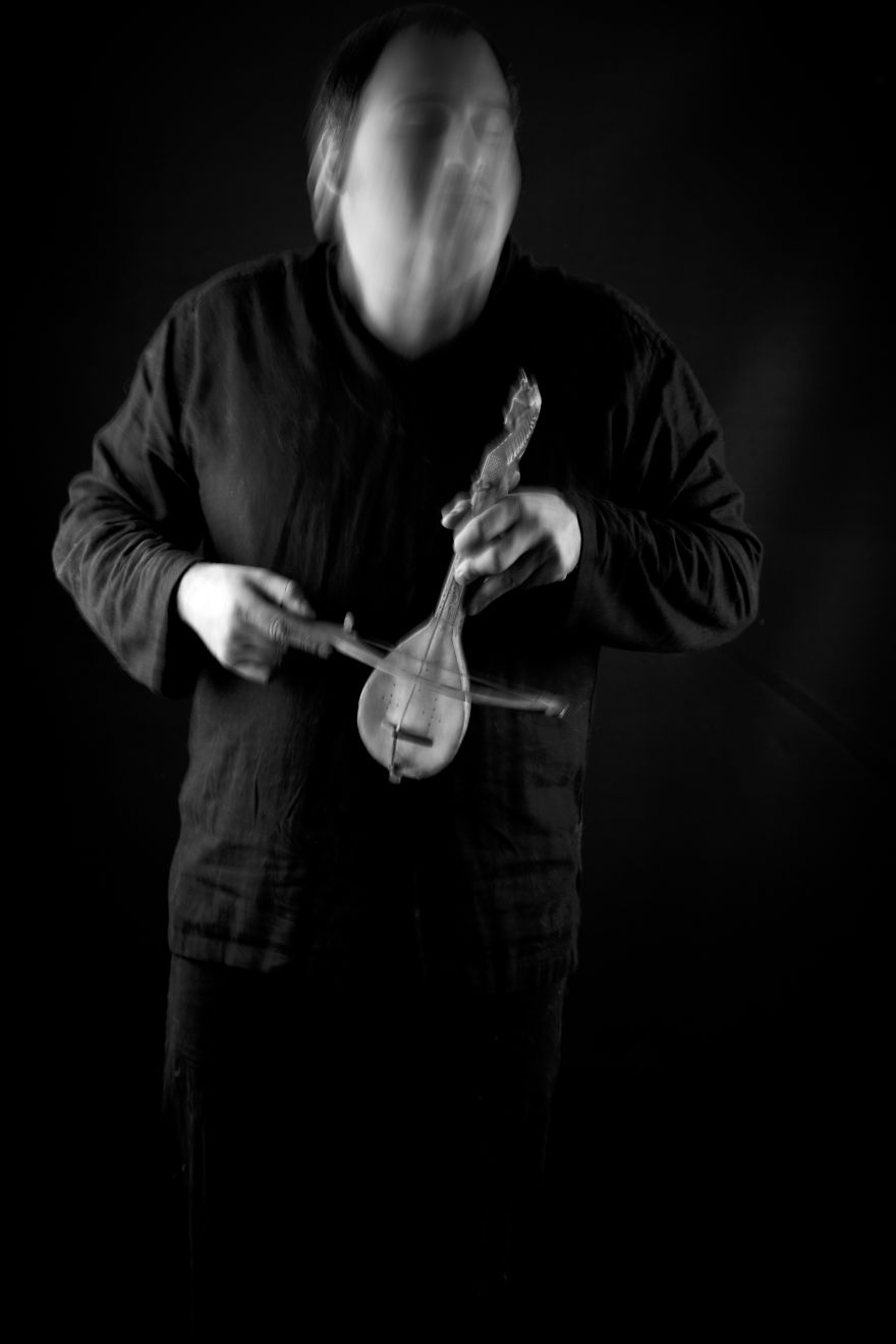 I Photographed A Series Of Studio Self-Portrait With Iranian Tradition Instruments