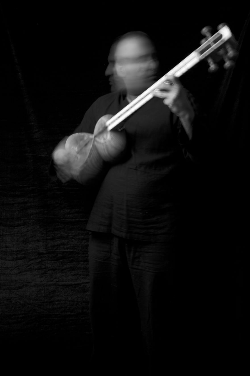 I Photographed A Series Of Studio Self-Portrait With Iranian Tradition Instruments